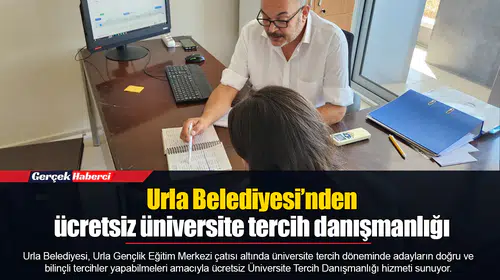 Urla Belediyesi’nden ücretsiz üniversite tercih danışmanlığı