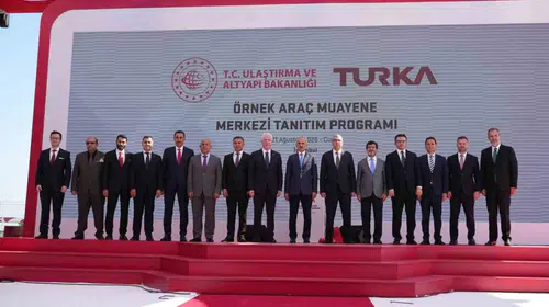 Turka yeni nesil araç muayene merkezini tanıttı