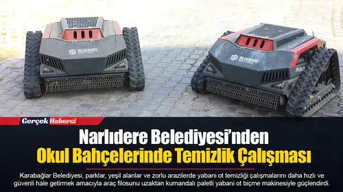 Karabağlar’dan yabani ot temizliğinde teknolojik hamle