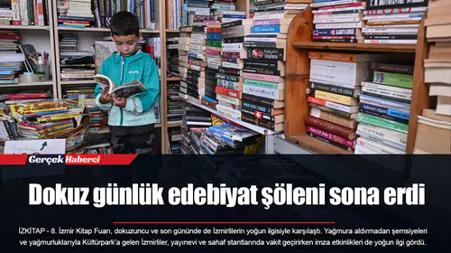 Dokuz günlük edebiyat şöleni sona erdi