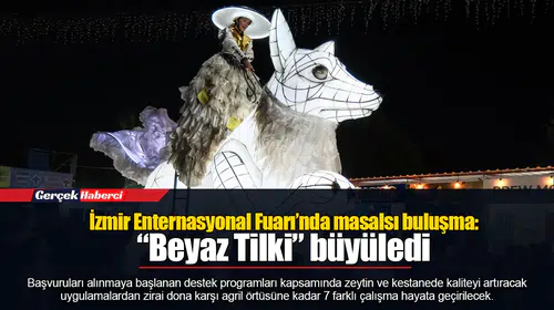 İzmir Enternasyonal Fuarı’nda masalsı buluşma: “Beyaz Tilki” büyüledi