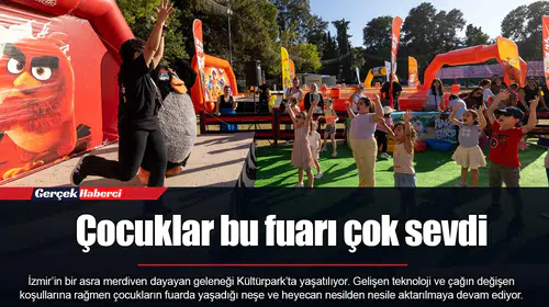 Çocuklar bu fuarı çok sevdi