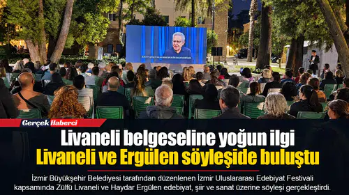 Livaneli belgeseline yoğun ilgi... Livaneli ve Ergülen söyleşide buluştu