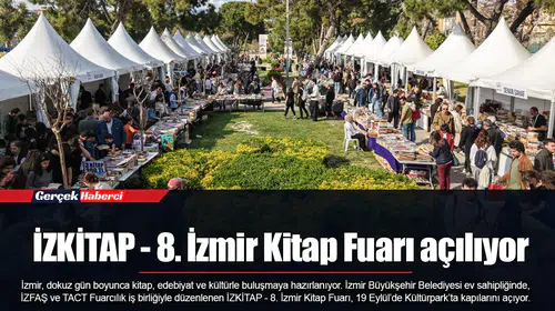 İZKİTAP - 8. İzmir Kitap Fuarı açılıyor