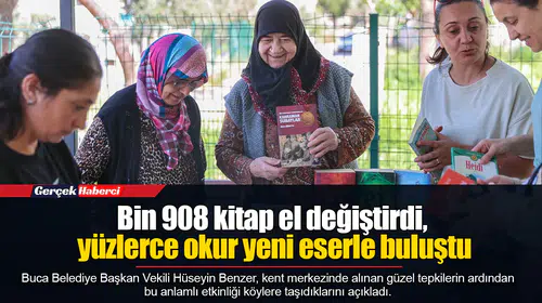Bin 908 kitap el değiştirdi, yüzlerce okur yeni eserle buluştu