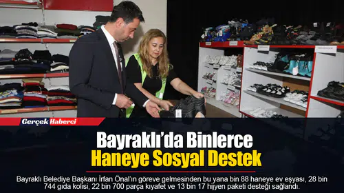 Bayraklı’da Binlerce Haneye Sosyal Destek