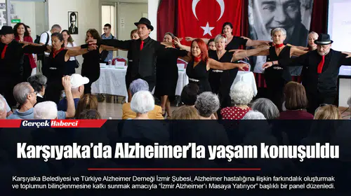 Karşıyaka’da Alzheimer’la yaşam konuşuldu