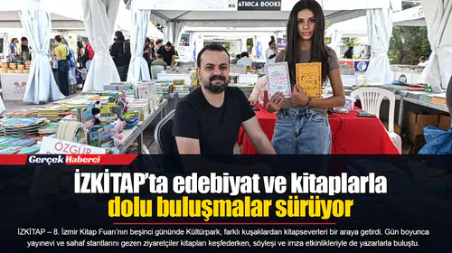 İZKİTAP’ta edebiyat ve kitaplarla dolu buluşmalar sürüyor