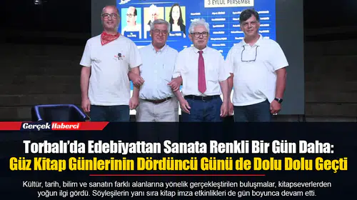 Torbalı’da Edebiyattan Sanata Renkli Bir Gün Daha: Güz Kitap Günlerinin Dördüncü Günü de Dolu Dolu Geçti