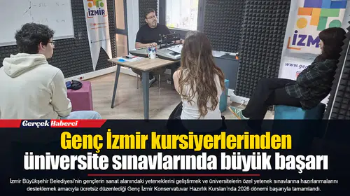 Genç İzmir kursiyerlerinden üniversite sınavlarında büyük başarı