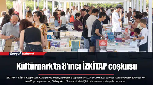 Kültürpark'ta 8'inci İZKİTAP coşkusu