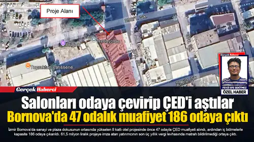 Salonları odaya çevirip ÇED'i aştılar... Bornova'da 47 odalık muafiyet 186 odaya çıktı