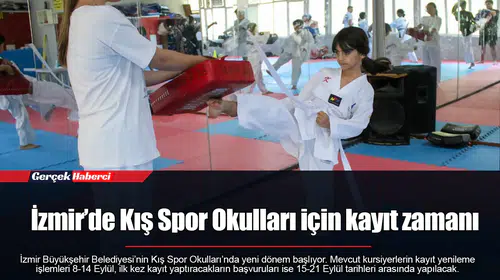 İzmir’de Kış Spor Okulları için kayıt zamanı
