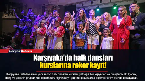 Karşıyaka’da halk dansları kurslarına rekor kayıt!
