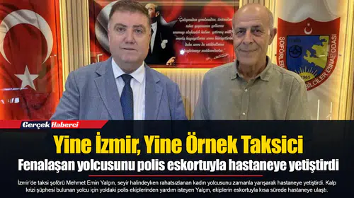 Fenalaşan yolcusunu polis eskortuyla hastaneye yetiştirdi