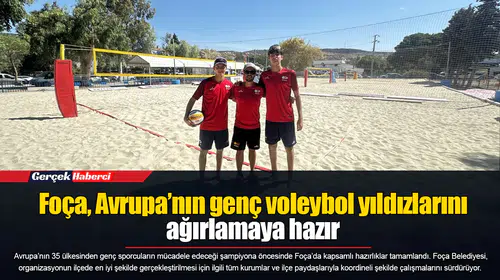 Foça, Avrupa’nın genç voleybol yıldızlarını ağırlamaya hazır