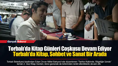 Torbalı’da Kitap Günleri Coşkusu Devam Ediyor