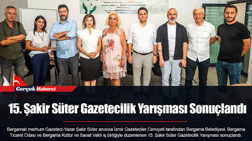 15. Şakir Süter Gazetecilik Yarışması Sonuçlandı