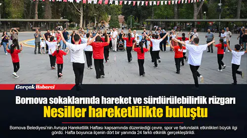 Bornova sokaklarında hareket ve sürdürülebilirlik rüzgarı...  Nesiller hareketlilikte buluştu