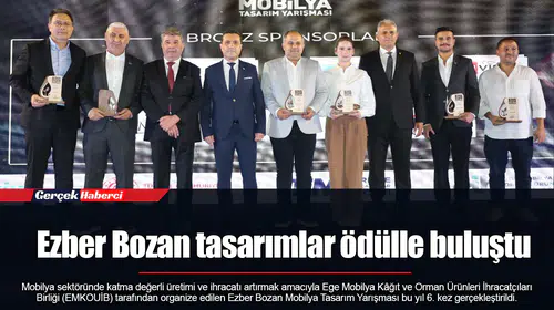 Ezber Bozan tasarımlar ödülle buluştu
