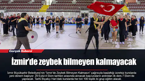 İzmir’de zeybek bilmeyen kalmayacak