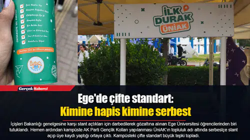 Ege'de çifte standart: Kimine hapis kimine serbest