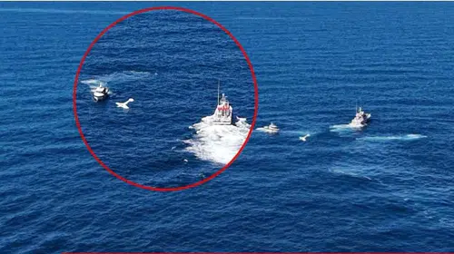 Gürcistan'dan kalkan uçak Rize'de denize acil iniş yaptı