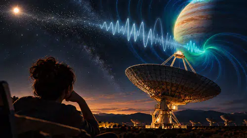 Bilim insanları 63 ışık yılı uzaktaki ötegezegenden radyo sinyali yakaladı