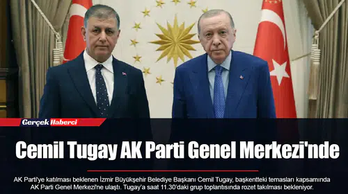 Cemil Tugay AK Parti Genel Merkezi'nde