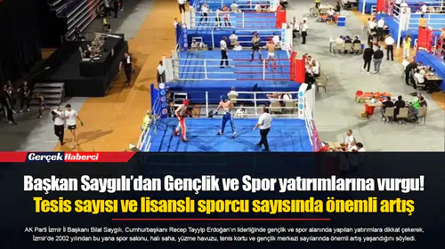 Başkan Saygılı’dan Gençlik ve Spor yatırımlarına vurgu! Tesis sayısı ve lisanslı sporcu sayısında önemli artış
