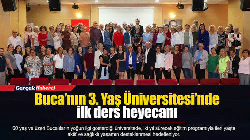 Buca’nın 3. Yaş Üniversitesi’nde ilk ders heyecanı