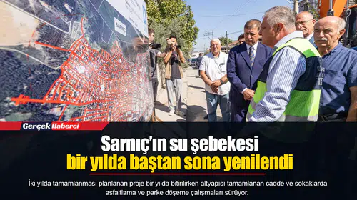 Sarnıç’ın su şebekesi bir yılda baştan sona yenilendi
