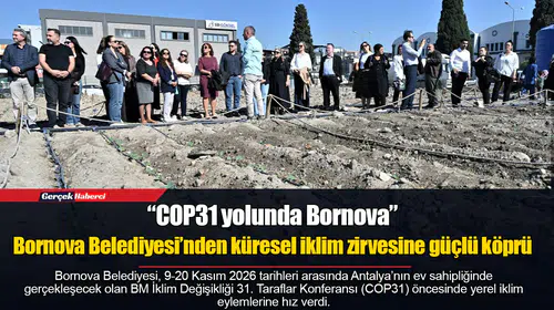 Bornova Belediyesi’nden küresel iklim zirvesine güçlü köprü