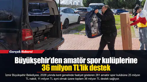 Büyükşehir’den amatör spor kulüplerine 36 milyon TL’lik destek