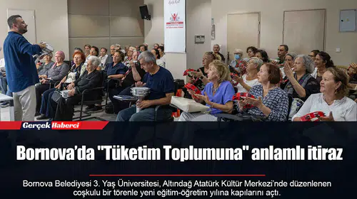 Bornova’da "Tüketim Toplumuna" anlamlı itiraz
