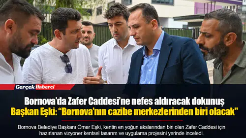 Bornova’da Zafer Caddesi’ne nefes aldıracak dokunuş