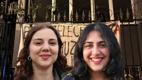 Kadıköy Lisesi'ndeki pankart nedeniyle tutuklanan iki TİP'li öğrenci tahliye edildi