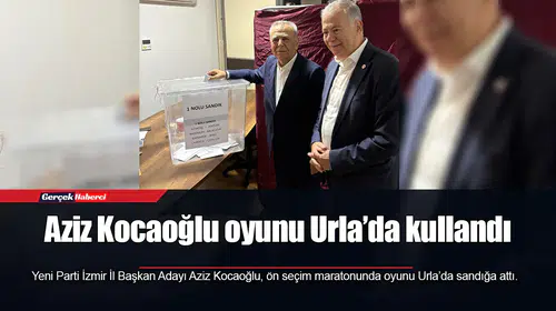 Aziz Kocaoğlu Oyunu Urla’da Kullandı