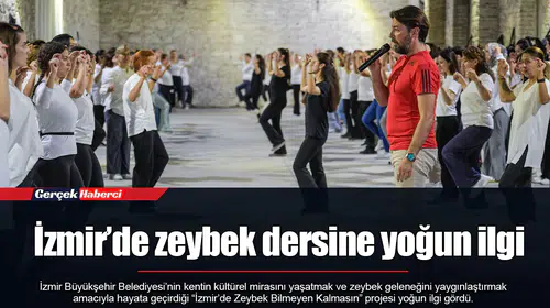 İzmir’de zeybek dersine yoğun ilgi