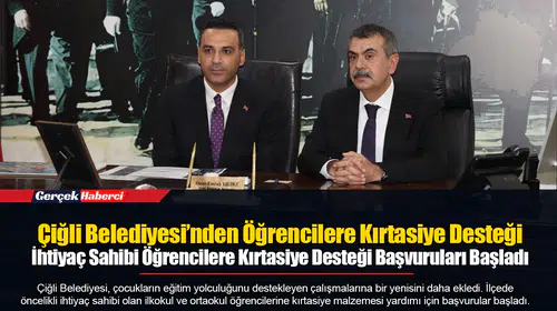 Çiğli Belediyesi’nden Öğrencilere Kırtasiye Desteği