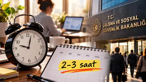 Çalışma Bakanlığı'ndan günde 2-3 saatlik mesai modeli açıklaması