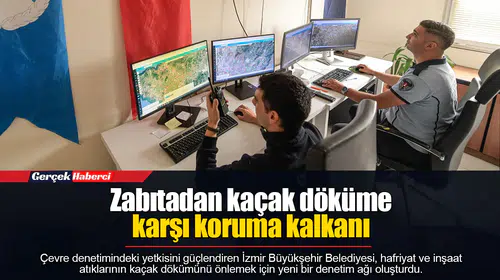 Zabıtadan kaçak döküme karşı koruma kalkanı