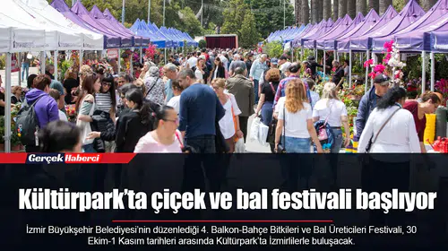 Kültürpark’ta çiçek ve bal festivali başlıyor