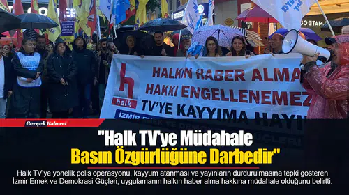 "Halk TV'ye Müdahale Basın Özgürlüğüne Darbedir"