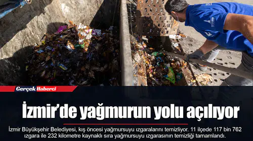 İzmir’de yağmurun yolu açılıyor