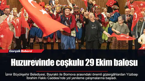 Huzurevinde coşkulu 29 Ekim balosu