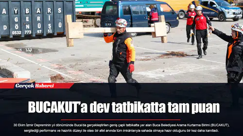 BUCAKUT’a dev tatbikatta tam puan