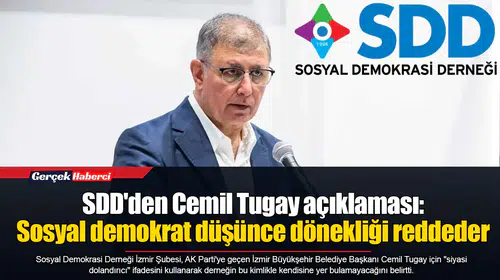 SDD'den Cemil Tugay açıklaması: Sosyal demokrat düşünce dönekliği reddeder