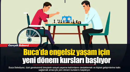 Buca’da engelsiz yaşam için yeni dönem kursları başlıyor