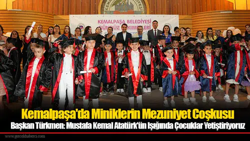 Kemalpaşa'da Miniklerin Mezuniyet Coşkusu